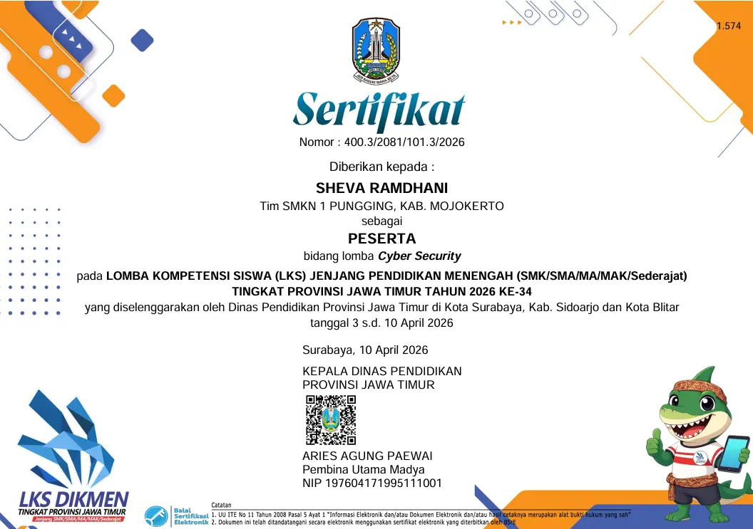 LKS Dikmen Jawa Timur 2026 - Cyber Security